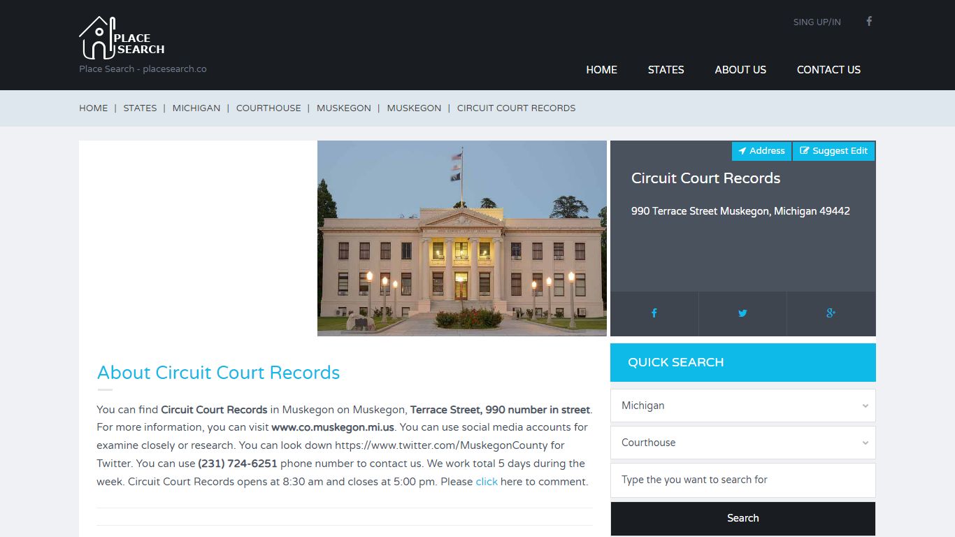 Circuit Court Records | Muskegon County, MI, Circuit Court ...