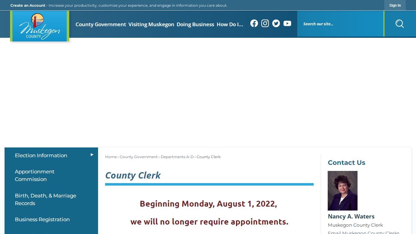 County Clerk | Muskegon County, MI